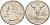 США 25 центов (квотер) 2007 D, серия штаты США, Монтана KM 396 медь плакированная медно-никелем UNC M25-14