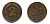 ФРГ 2 пфеннига 1970 F KM 106a, J.381a сталь плакированная медью 3999-1146