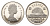 Канада 5 центов 1986 Елизавета II (1952-2022), бобр KM 60.2a никель PROOF 413-3244