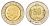 Турция 50 курушей 2011 Кемаль Ататюрк KM 1243 биметалл UNC 4675-215