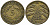 ГЕРМАНИЯ 5 РЕЙХСПФЕННИГОВ 1926 А KM 39, J. 316 алюминиевая бронза 112-127