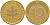 ФРГ 10 ПФЕННИГОВ 1989 F KM 108, J. 383 сталь плакированная латунью 4182-947