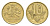 Литва 10 центов 1997 KM 106 никель латунь 4115-741