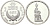 Египет 5 фунтов 1994 богиня Исида с ребенком KM 830 серебро  PROOF  11-319-13