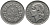 Франция 5 франков 1933 KM 888, Le Franc 336 никель 413-2541