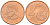 Финляндия 2 евроцента 2000  KM 99 сталь плакированная медью  UNC  4564-369