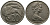 Новая Зеландия 20 центов 1974 Елизавета II (1952-2022), птичка киви KM 36.1 медно-никель 47-435