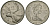 Канада 25 центов 1989 Елизавета II (1953-), олень KM 74 медно-никель 4167-933