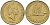 Новая Зеландия 2 доллара 1991 Елизавета II (1952-2022), большая белая цапля KM 79 алюминиевая бронза 59-535