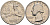США 25 центов (квотер) 1976 D, 200 лет независимости (1776-1976), Вашингтон, барабанщик KM 204 медь плакированная медно-никелем 4586-356
