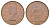 Великобритания 1 пенни 1964 Елизавета II (1952-2022) KM 897, Spink 4157 бронза 4526-312