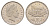 Гибралтар 10 пенсов 1999 KM 776 медно-никель UNC 4660-112