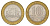 Россия 10 рублей 2008 СПМД, серия Российская федерация - Свердловская область Y 978 биметалл 4631-237