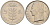 Бельгия 5 франков 1977 Belgique KM 134.1 медно-никель  UNC  4187-244