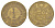 Перу 1/2 соль 1944 KM 220 латунь 4654-635
