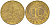 ФРГ 10 пфеннигов 1978 G KM 108, J. 383 сталь плакированная латунью 61-1111