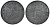 Германия 10 пфеннигов 1947 F, союзническая оккупация KM A 104 цинк 4119-432
