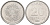 Бразилия 20 сентаво 1987 герб KM 603, Schon 112 нержавеющая сталь 187-534
