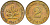 ФРГ 2 пфеннига 1962 G KM 106, J.381 бронза 4576-1017
