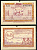 Франция 0,25 франка ND (1923) Франко-Бельгийская железнодорожная администрация, на оккупированных немецких территориях, Specimen, образец Pick R3, Rosenberg 857 бумага аUNC 451-206-2-2