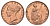 Великобритания 1/2 пенни 1841 Виктория (1837-1901) KM 726, Spink 3949 медь 3711-612