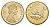 Гибралтар 1 фунт 2005 Елизавета II (1952-2022) KM 1091 никель латунь UNC 4646-1113
