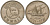 Кувейт 100 филсов 1961 AH 1381, парусник KM 7 медно-никель 4161-226