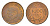 Турция 1000 лир 1995 Кемаль Ататюрк KM 1028 латунь плакированная бронзой UNC 4647-643