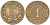 ДАНИЯ 1 СКИЛЛИНГ РИГСМОНТ 1856 ФРЕДЕРИК VII (1848-1863) KM 763 (C135) бронза 111-932