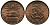 МЕКСИКА 20 СЕНТАВО 1970 ПИРАМИДА СОЛНЦА В ТЕОТИУАКАНЕ KM 440 бронза XF-UNC 4403-942
