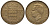 Монако 10 франков 1950 Ренье III (1949-2005) KM 130 алюминиевая бронза 113-827