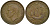 Великобритания 1/2 пенни 1944 Георг VI (1936-1952) KM 844, Spink 4115 бронза 4150-732