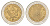Аргентина 1 песо 1996 KM 112 биметалл UNC 4662-815