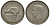 Новая Зеландия 1 флорин 1946 Георг VI (1936-1952), птичка киви KM 10.1 серебро 272-1634