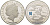 Великобритания 5 фунтов 2009 Елизавета II (1952-2022), XXX летние Олимпийские Игры, Лондон 2012 - Обратный отсчет «3», Плавание KM 1121a, Spink LO33 серебро PROOF 1077-6-22