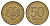 Россия 50 рублей 1993 Y 329.1 алюминиевая бронза UNC 217-817