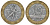Франция 10 франков 1990 тип Гений Бастилии KM 964.1, Le Frank 375.5 биметалл 45-814