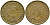 Гонконг 10 центов 1960 Н, Елизавета II (1952-) KM 28.1 никель латунь 4387-233