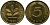 ФРГ 5 ПФЕННИГОВ 1991 F KM 107, J. 382 сталь плакированная латунью 33-226