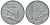 Италия 10 лир 1953 R, плуг, колосья KM 93 алюминий 4122-115