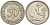 ФРГ 50 пфеннигов 1949 F KM 104, J. 379 медно-никель 112-939
