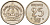 Швеция 25 эре 1957 Густав VI Адольф (1950-1973) KM 824 серебро 4588-1119