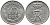 ДАНИЯ 10 ЭРЕ 1963 C; S, ФРЕДЕРИК IX (1947-1972) KM 849.1 медно-никель 4392-421