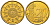 ПОРТУГАЛИЯ 20 ЕВРОЦЕНТОВ 2005 INCM KM 744 латунь UNC 68-823