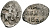 ВЕЛИКОЕ КНЯЖЕСТВО МОСКОВСКОЕ ДЕНГА 1535 - 1547 ИВАН IV ВАСИЛЬЕВИЧ, МОСКОВСКИЙ МОНЕТНЫЙ ДВОР, 0,36 ГР ГиК №48 серебро 262-1138
