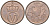 Норвегия 2 эре 1970 глухарь, Улаф V (1958-1991) KM 410 бронза UNC 4582-534