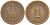 ГЕРМАНИЯ 1 ПФЕННИГ 1889 G, СТАРОГЕРБОВКА KM 1, J. 1, Weege 1 медь 206-1266