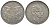 Швеция 1 риксдалер специе - 4 риксдалера риксминт 1857 Оскар I (1844-1859) KM 689 серебро 00-815-44