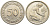 ФРГ 50 пфеннигов 1949 F KM 104, J. 379 медно-никель 105-1235