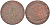 Великобритания 1/2 пенни 1791 компания Парис Майнс (Parys Mines Company), бюст Друида Dalton & Hamer 266-416 медь 1518-1444